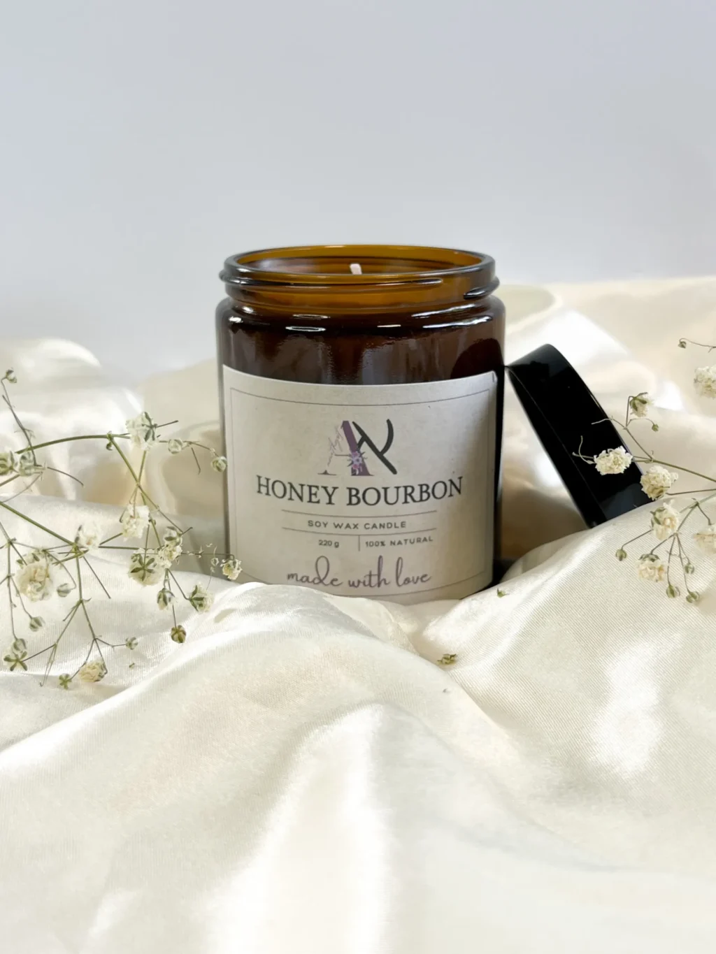⁦נר ריחני HONEY BOURBON⁩ – תמונה ⁦3⁩